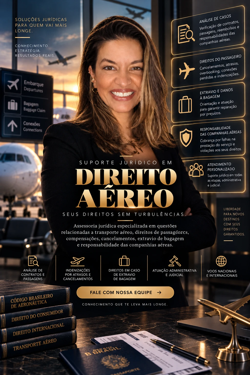 Direito Aéreo — Seus direitos sem turbulências — Dra. Ana Karinne Lira de Oliveira, advogada especialista em direito do consumidor e direito aéreo no Rio de Janeiro
