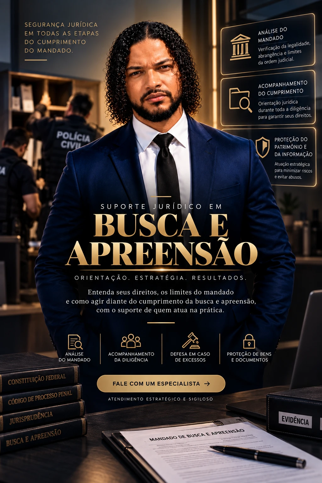 Suporte Jurídico em Busca e Apreensão — Orientação, estratégia, resultados — Dr. Paulo Henrique Silva Antonio