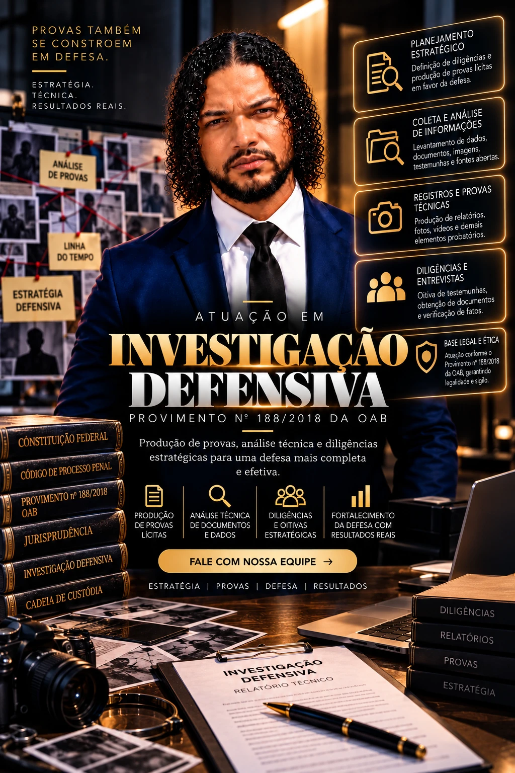 Investigação Defensiva — Provimento 188/2018 OAB — Dr. Paulo Henrique Silva Antonio
