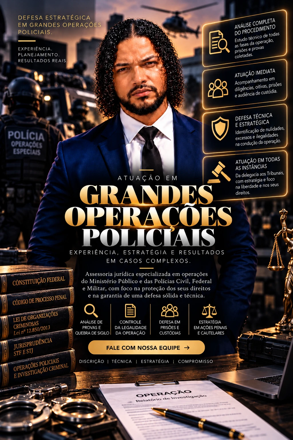 Defesa em Grandes Operações Policiais — Dr. Paulo Henrique Silva Antonio